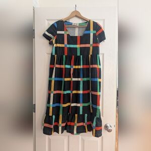 Ersa Fibers Billie Windowpane Dress